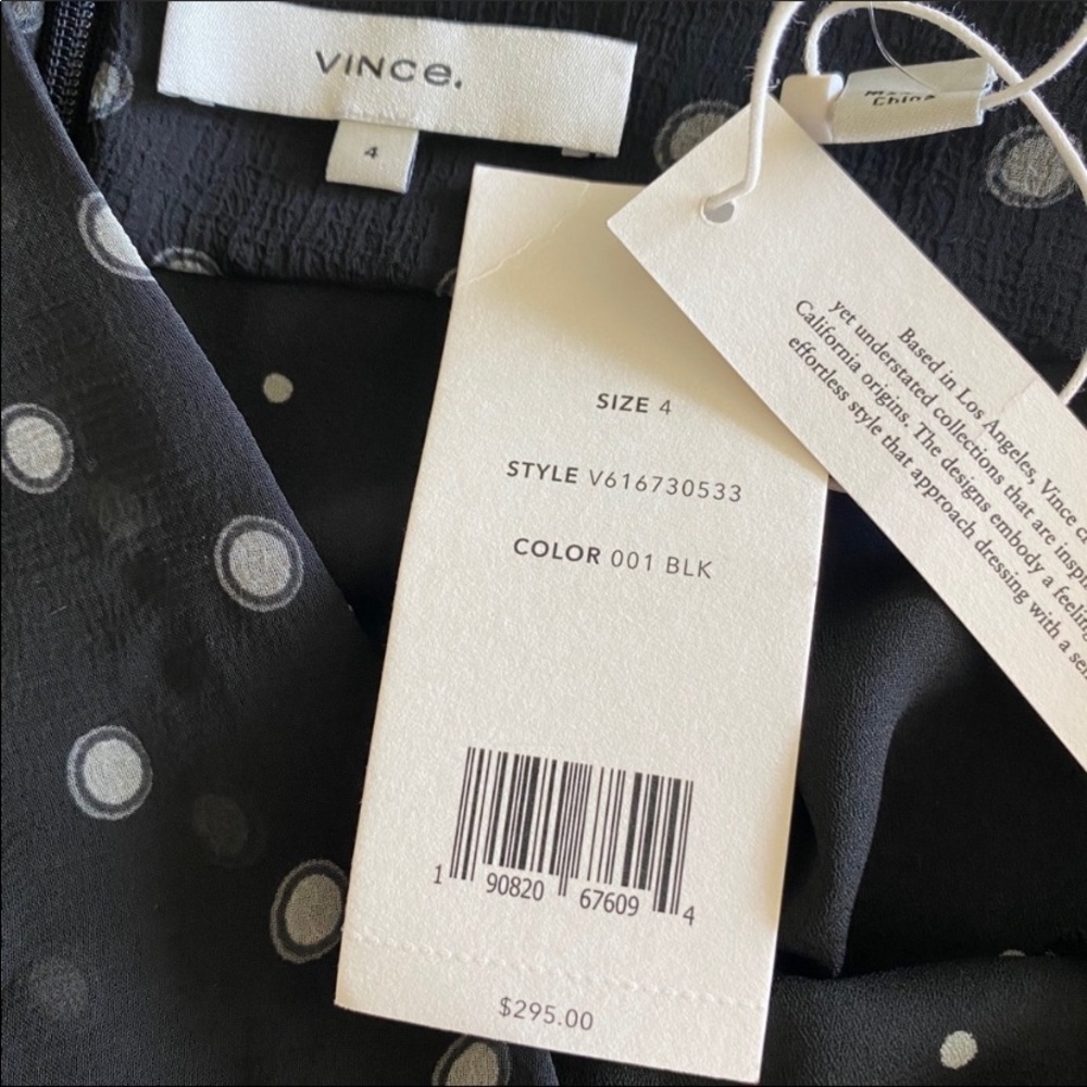Vince Mixed Dot Midi Skirt - Picture 4 of 7